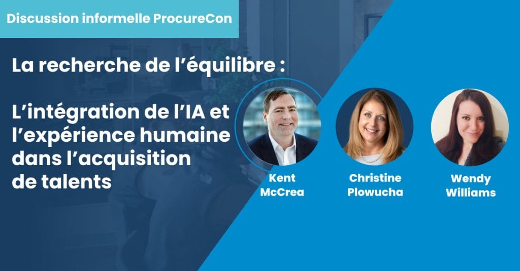 Regardez notre discussion informelle : Trouver l’équilibre – Intégration de l’IA et expertise humaine dans l’acquisition de talents