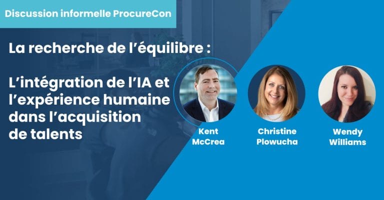 Regardez notre discussion informelle : Trouver l’équilibre – Intégration de l’IA et expertise humaine dans l’acquisition de talents
