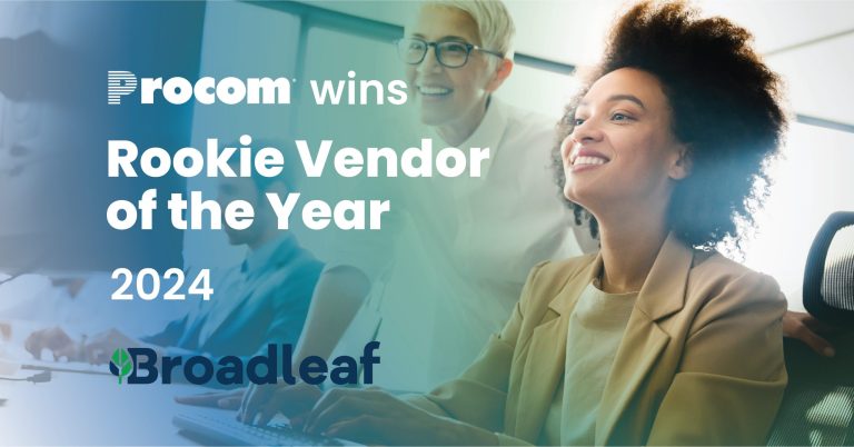 Procom wins Broadleaf Results Award for Outstanding Staffing Support