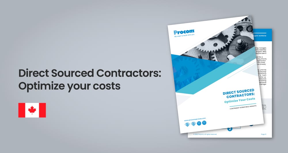 How to Optimize your Costs with Directly Sourced Contractors (Canada)
