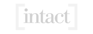 intact logo white
