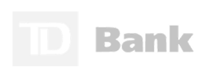 td bank logo white