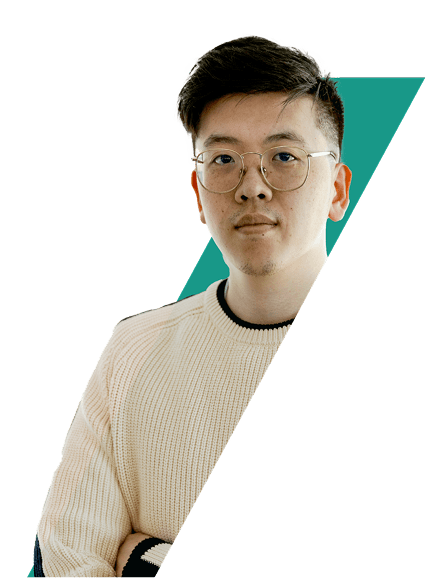 man wearing glasses