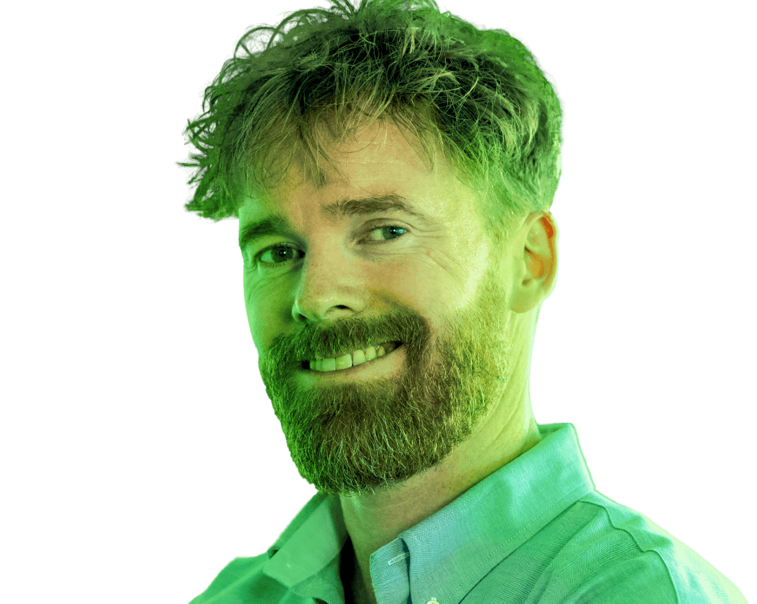 smiley man headshot